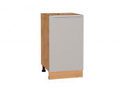 Шкаф нижний с 1-ой дверцей Фьюжн 816*450*480 Clay Silk / Дуб Вотан