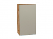 Шкаф верхний с 1-ой дверцей Фьюжн 920*500*320 Silky Grey / Дуб Вотан