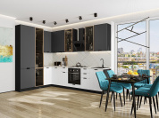 Евро Лайн-07 2340*2000/3000*600 Антрацит/Белый