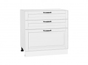 Шкаф нижний с 3-мя ящиками Дублин 816*800*478 Special White / Белый