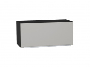 Шкаф верхний горизонтальный Фьюжн 358*800*320 Silky Light Grey / Graphite