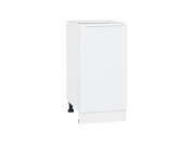 Шкаф нижний с 1-ой дверцей Фьюжн 816*400*480 Silky White / Белый