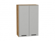 Шкаф верхний с 2-мя дверцами Фрейм 920*600*324 Grey Silk / Дуб Вотан