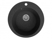 Мойка врезная Vivat 4718 1Ч 180*470*375 МатЧерный