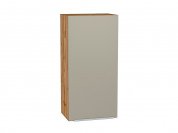 Шкаф верхний с 1-ой дверцей Фьюжн 920*450*320 Silky Grey / Дуб Вотан