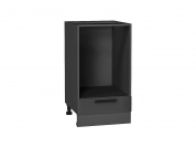 Шкаф нижний под духовку Глетчер 816*450*474 Маренго Силк / Graphite