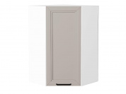 Шкаф верхний угловой Нео 920*600*600 Clay Silk / Белый