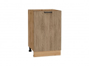 Шкаф нижний с 1-ой дверцей Флэт 816*500*478 Natural Casella Oak 2S / Дуб Вотан