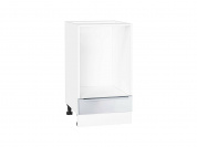 Шкаф нижний под духовку Фьюжн 816*450*476 Angel / Белый