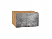 Шкаф верхний горизонтальный глубокий Флэт 358*600*574 Temple Stone 2S / Дуб Вотан