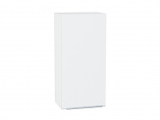 Шкаф верхний с 1-ой дверцей Фьюжн 920*450*320 Silky White / Белый