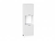 Шкаф пенал с 2-мя дверцами под технику Флэт 2132*600*574 White In 2S / Белый