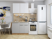 Фьюжн-05 2140*1100*600 Silky White/Silky Light Grey