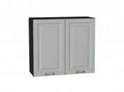 Шкаф верхний с 2-мя дверцами Ницца 716*800*318 Графит / Graphite