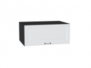 Шкаф верхний горизонтальный глубокий Ницца 358*800*574 Белый / Graphite