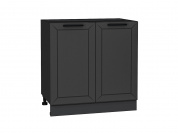 Шкаф нижний с 2-мя дверцами Глетчер 816*800*478 Маренго Силк / Graphite