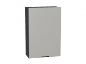 Шкаф верхний с 1-ой дверцей Флэт 920*600*318 Light Grey In 2S / Graphite