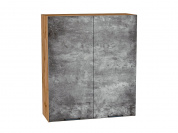 Шкаф верхний с 2-мя дверцами Флэт 920*800*318 Temple Stone 2S / Дуб Вотан