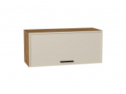 Шкаф верхний горизонтальный Фрейм 358*800*324 Cream Silk / Дуб Вотан