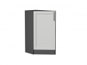 Шкаф нижний торцевой Сканди 816*296*554 Grey Silkwood / Graphite