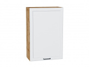 Шкаф верхний с 1-ой дверцей Барселона 920*600*324 Белый / Дуб Вотан