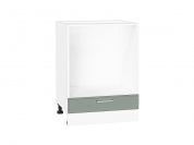 Шкаф нижний под духовку Квадро 816*600*477 Аквамарин / Белый