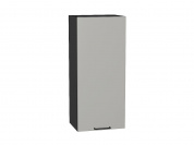 Шкаф верхний с 1-ой дверцей Флэт 920*400*318 Light Grey In 2S / Graphite