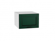 Шкаф верхний горизонтальный глубокий Дублин 358*500*574 Special Green / Белый
