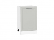 Шкаф нижний с 1-ой дверцей Нео 816*500*480 Grey Silk / Белый