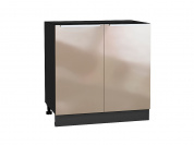 Шкаф нижний с 2-мя дверцами Фьюжн 816*800*480 Gallant / Graphite