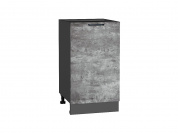 Шкаф нижний с 1-ой дверцей Флэт 816*450*478 Temple Stone 2S / Graphite