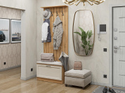 Стиль-01 2070*800*380 Cream Silkwood