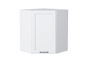 Шкаф верхний угловой Барселона 716*600*606 Белый / Белый