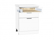 Ящик низкий POWER BOX1 85*568*447 Дуб Вотан/W Белый