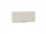 Шкаф верхний горизонтальный Ницца 358*800*318 Агат / Белый