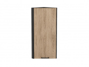 Шкаф верхний торцевой Флэт 920*300*306 Natural Casella Oak 2S / Graphite