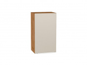 Шкаф верхний с 1-ой дверцей Фьюжн 716*400*320 Cream Silk / Дуб Вотан