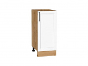 Шкаф нижний с 1-ой дверцей Сканди 816*350*480 White Silkwood / Дуб Вотан