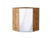 Шкаф верхний угловой Фьюжн 716*600*600 Angel / Дуб Вотан