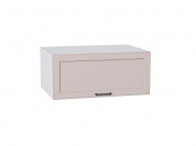 Шкаф верхний горизонтальный глубокий Барселона 358*800*578 Кашемир / Белый