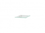 Полка из закаленного стекла для шкафа-пенала 5*368*530 Прозрачный