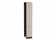 Шкаф пенал с 2-мя дверцами Квадро 2336*400*577 Кашемир / Graphite