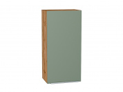 Шкаф верхний с 1-ой дверцей Фьюжн 920*450*320 Silky Mint / Дуб Вотан