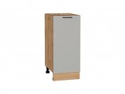 Шкаф нижний с 1-ой дверцей Флэт 816*350*478 Light Grey In 2S / Дуб Вотан