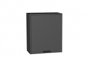 Шкаф верхний с 1-ой дверцей Фрейм 716*600*324 Stormy Silk / Graphite