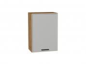 Шкаф верхний с 1-ой дверцей Фрейм 716*500*324 Grey Silk / Дуб Вотан