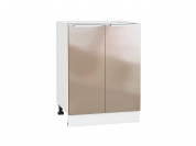 Шкаф нижний с 2-мя дверцами Фьюжн 816*600*480 Gallant / Белый