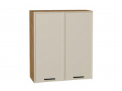 Шкаф верхний с 2-мя дверцами Фрейм 920*800*324 Cream Silk / Дуб Вотан
