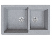Мойка врезная Vivat 765020 2Ч 190*765*500 МатСерый