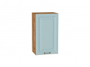 Шкаф верхний с 1-ой дверцей Ницца 716*400*318 Голубой / Дуб Вотан